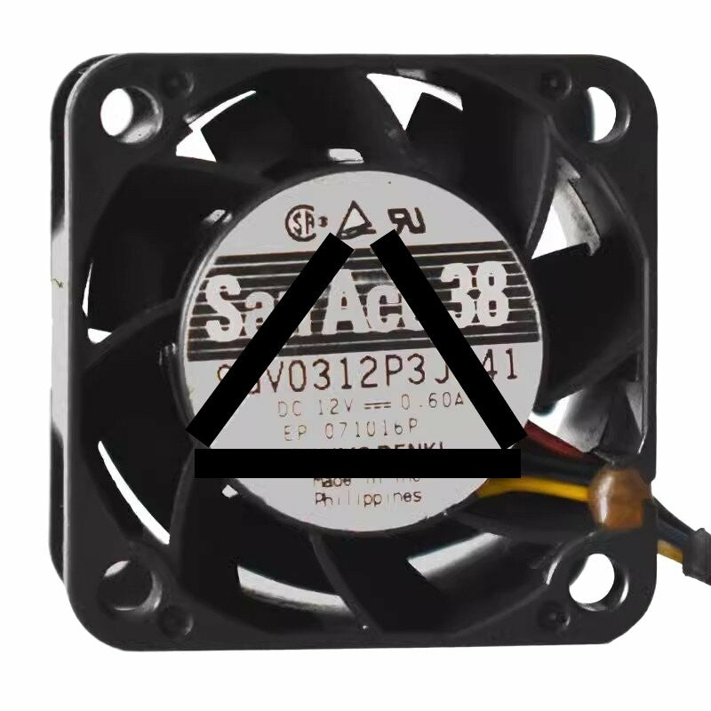 Sanyo Denki San Ace 38 9GV312P3J041 DC 12V 0.60A 3828 Axial Cooling Fan