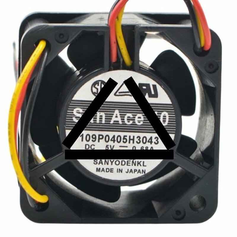 Sanyo Denki San Ace 40 109P0405H3043 DC 5V 0.68A 4028 Axial Cooling Fan