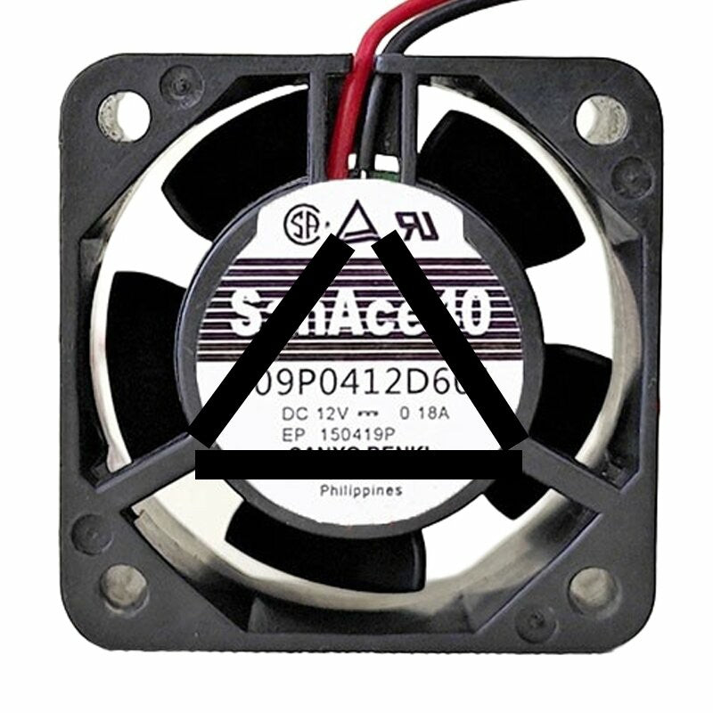 Sanyo Denki San Ace 40 109P0412D601 DC 12V 0.18A 4020 Axial Cooling Fan