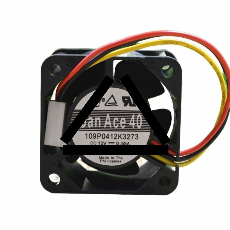 Sanyo Denki San Ace 40 109P0412K3273 DC 12V 0.55A 2 Wires / 3 Wires Axial Cooling Fan