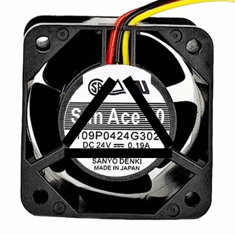 Sanyo Denki San Ace 40 109P0424G302 DC 24V 0.19A 4028 Axial Cooling Fan