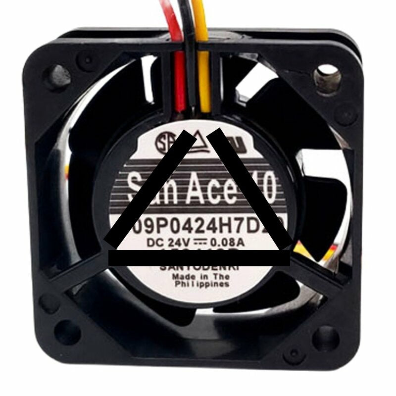 Sanyo Denki San Ace 40 109P0424H7D20 DC 24V 0.08A 4015 Axial Cooling Fan