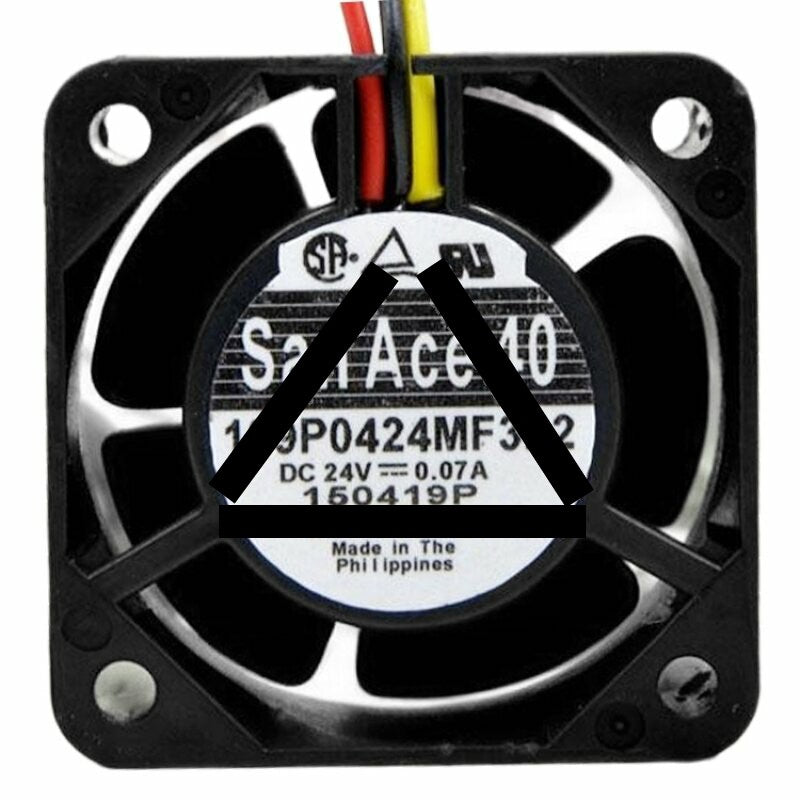 Sanyo Denki San Ace 40 109P0424MF3L2 DC 24V 0.07A 2 Wires / 3 Wires Axial Cooling Fan