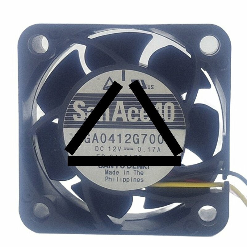 Sanyo Denki San Ace 40 9GA0412G7008 DC 12V 0.17A 4015 Axial Cooling Fan