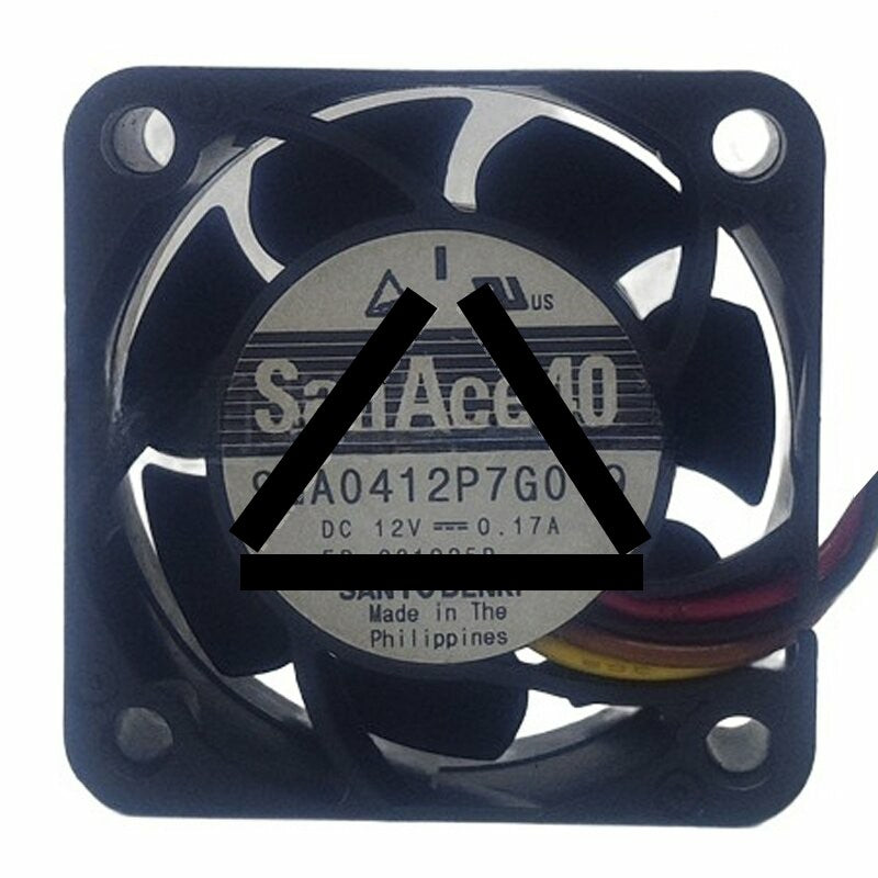 Sanyo Denki San Ace 40 9GA0412P7G019 DC 12V 0.17A 4015 Axial Cooling Fan