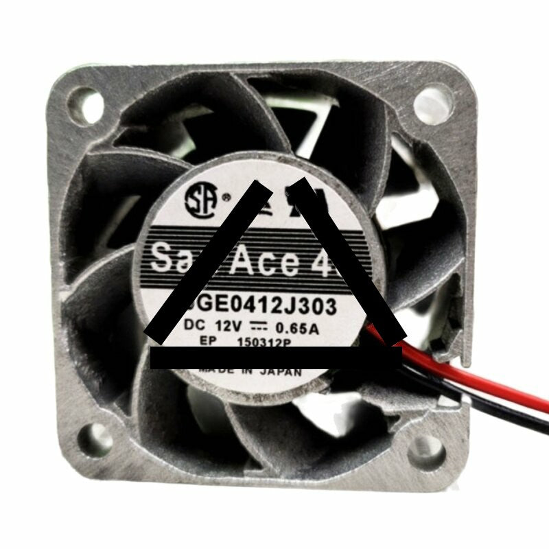 Sanyo Denki San Ace 40 9GE0412J303 DC 12V 0.65A 2 Wires / 3 Wires Axial Cooling Fan