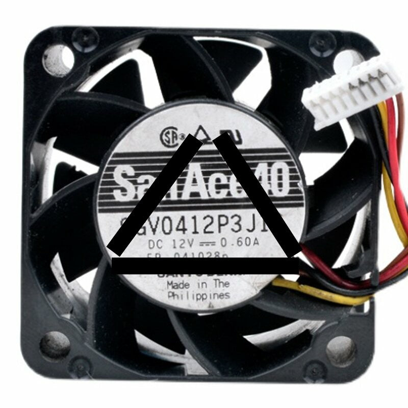 Sanyo Denki San Ace 40 9GV0412P3J16 DC 12V 0.60A 4028 Axial Cooling Fan