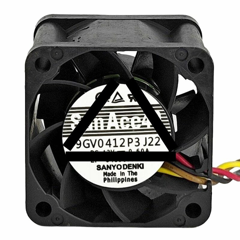 Sanyo Denki San Ace 40 9GV0412P3J22 DC 12V 0.60A 4028 Axial Cooling Fan