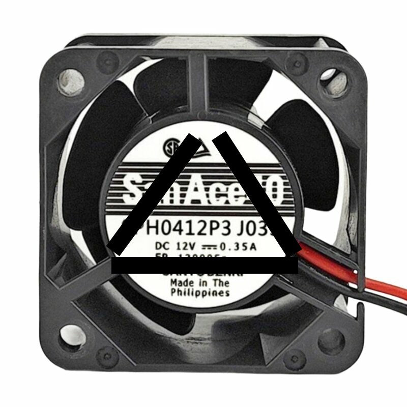 Sanyo Denki San Ace 40 9PH0412P3J033 DC 12V 0.35A 2 Wires / 3 Wires / 4 Wires Axial Cooling Fan