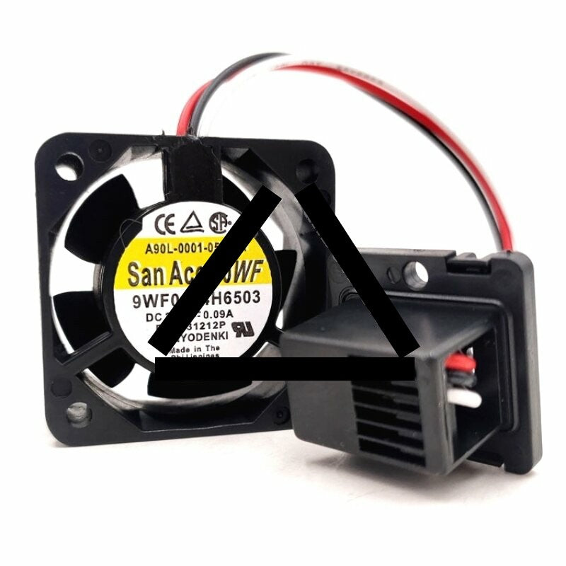 Sanyo Denki San Ace 40WF 9WF0424H6503 A90L-0001-0575#A DC 24V 0.09A 3 Wires Axial Cooling Fan