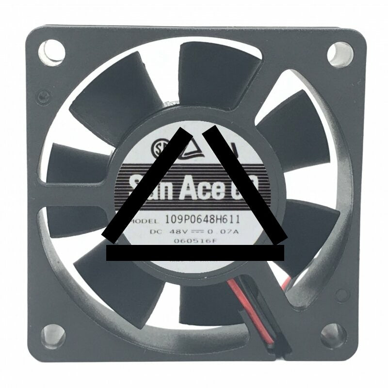 Sanyo Denki San Ace 60 109P0648H611 DC 48V 0.07A 6020 Axial Cooling Fan