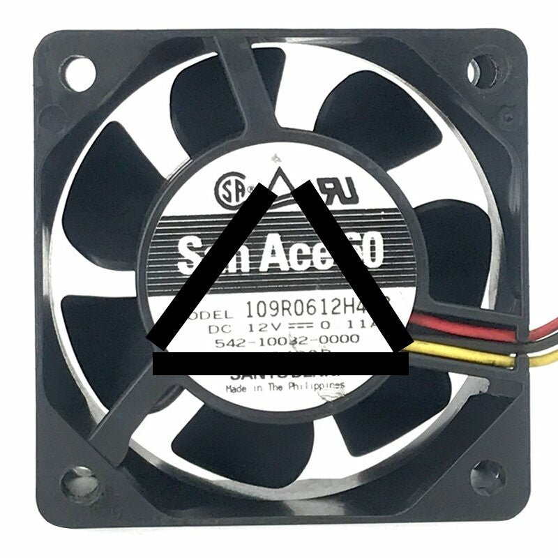 Sanyo Denki San Ace 60 109R0612H478 DC 12V 0.11A 6025 Axial Cooling Fan