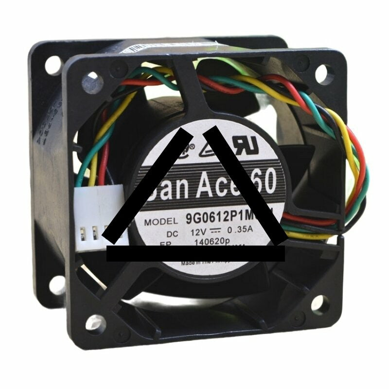 Sanyo Denki San Ace 60 9G0612P1M031 DC 12V 0.35A 2 Wires / 3 Wires / 4 Wires Axial Cooling Fan