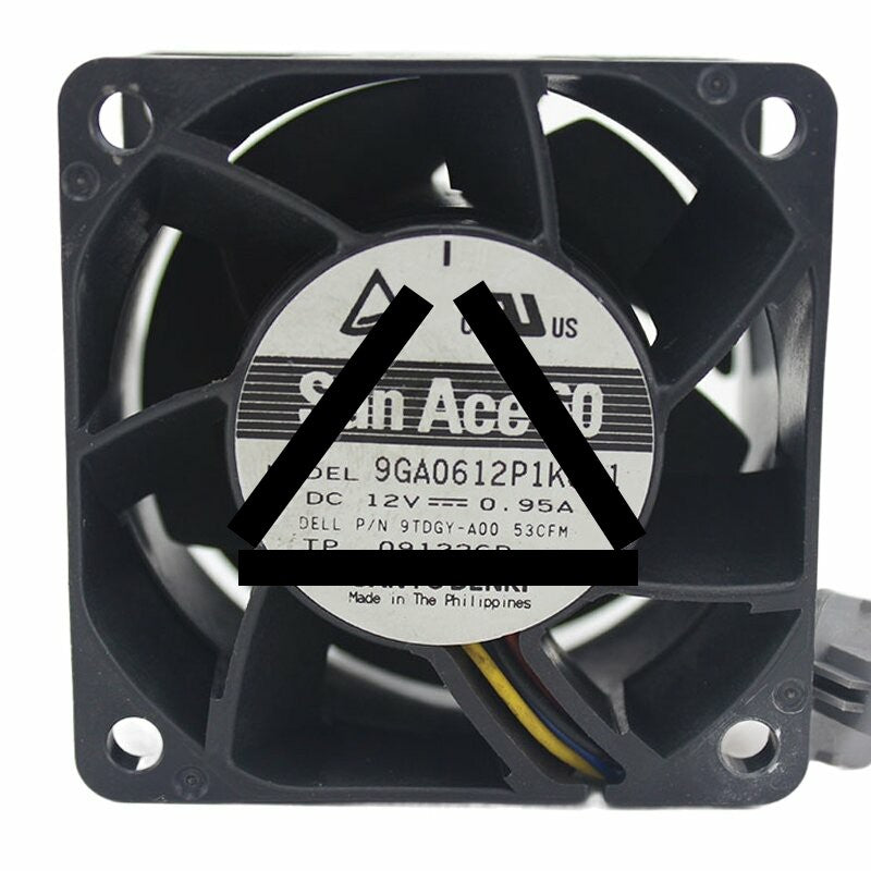 Sanyo Denki San Ace 60 9GA0612P1K651 DC 12V 0.95A 6038 Axial Cooling Fan