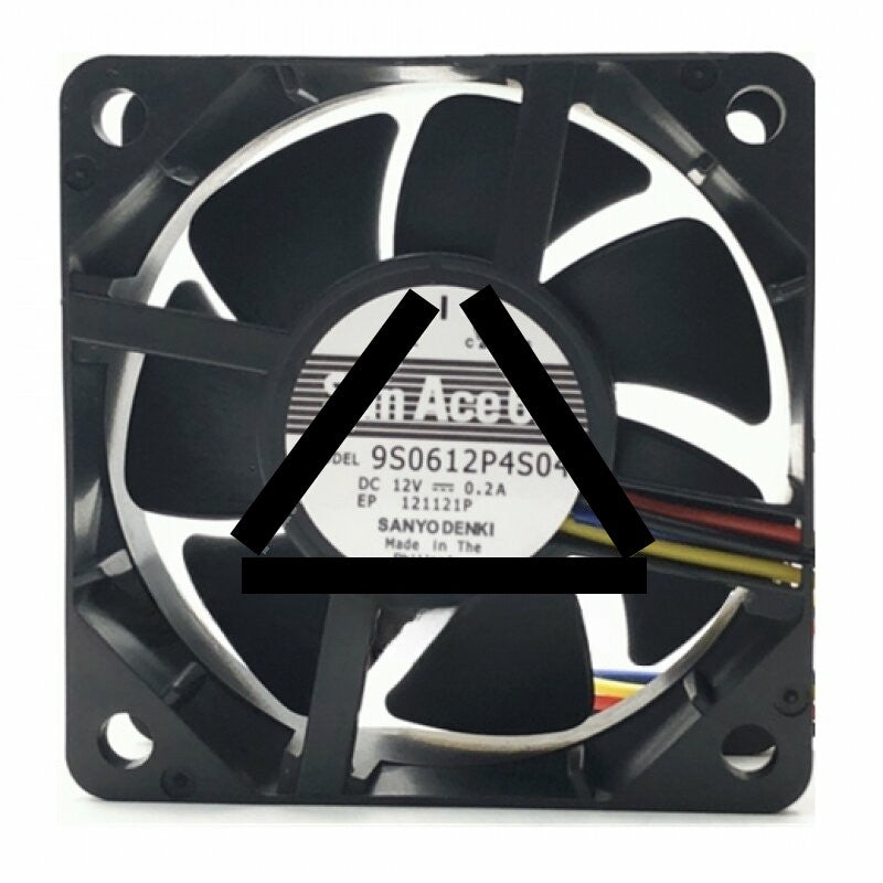 Sanyo Denki San Ace 60 9S0612P4S04 DC 12V 0.2A 2 Wires / 3 Wires / 4 Wires Axial Cooling Fan