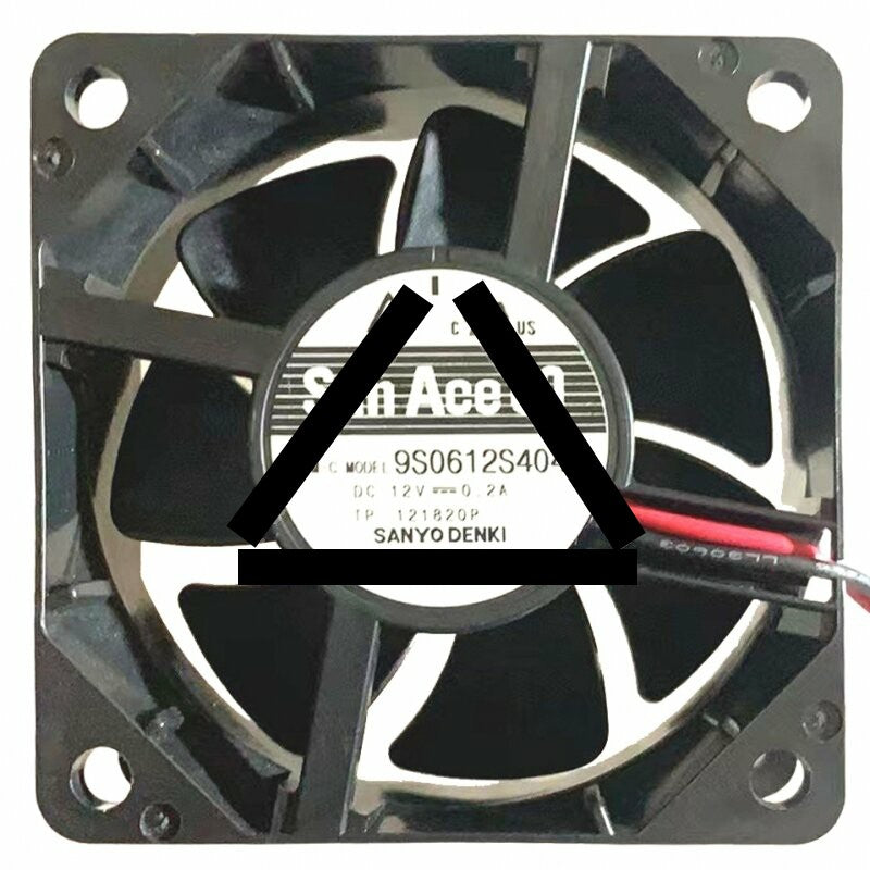 Sanyo Denki San Ace 60 9S0612S4041 DC 12V 0.2A 6025 Axial Cooling Fan