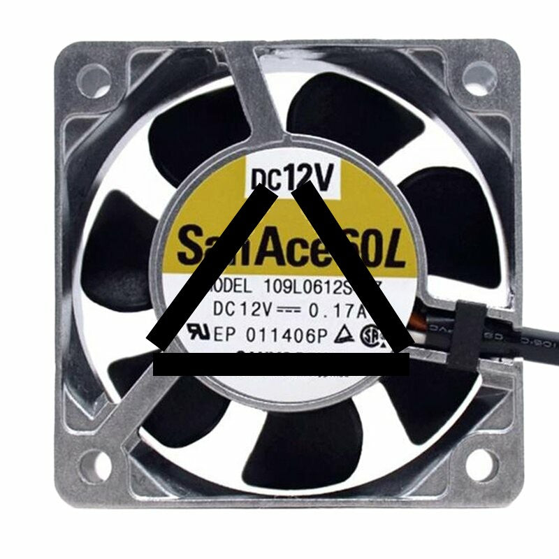 Sanyo Denki San Ace 60L 109L0612S407 DC 12V 0.17A 6025 Axial Cooling Fan