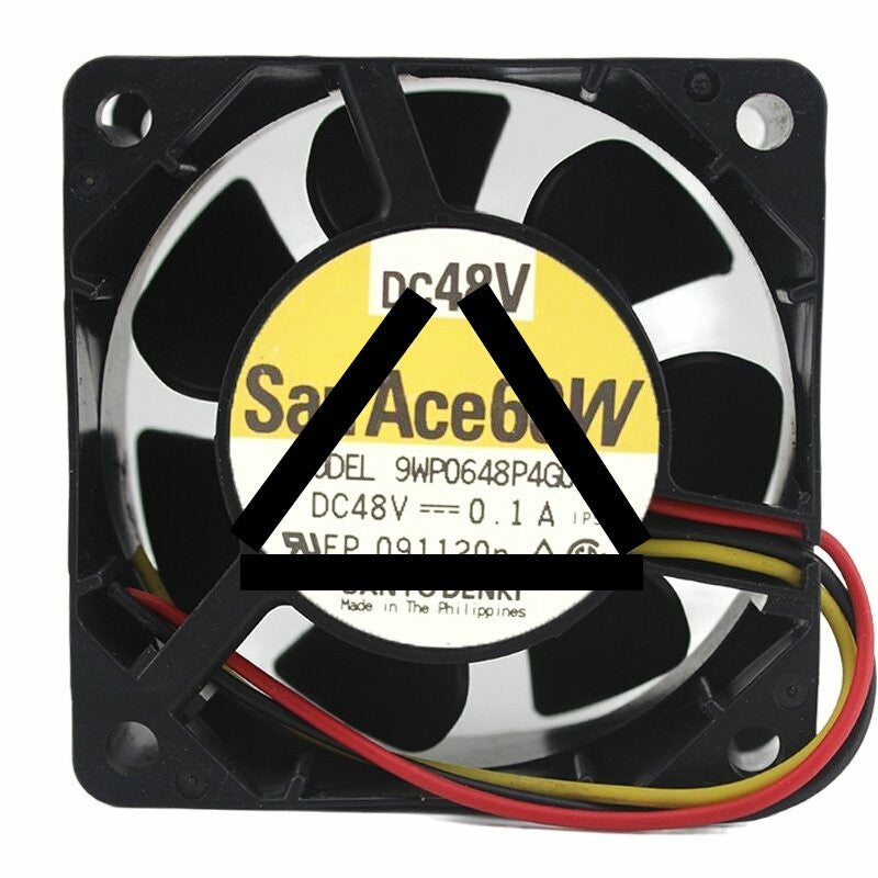 Sanyo Denki San Ace 60W 9WP0648P4G05 DC 48V 0.1A 6025 Axial IP55 Cooling Fan
