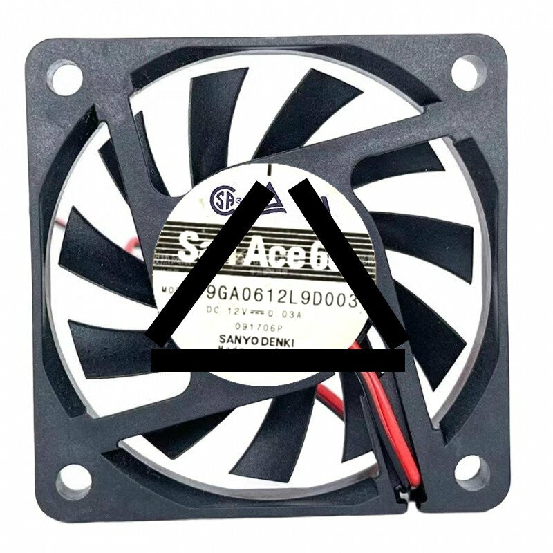 Sanyo Denki San Ace 80 109P0812P2C031 DC 12V 0.55A 8032 Axial Cooling Fan