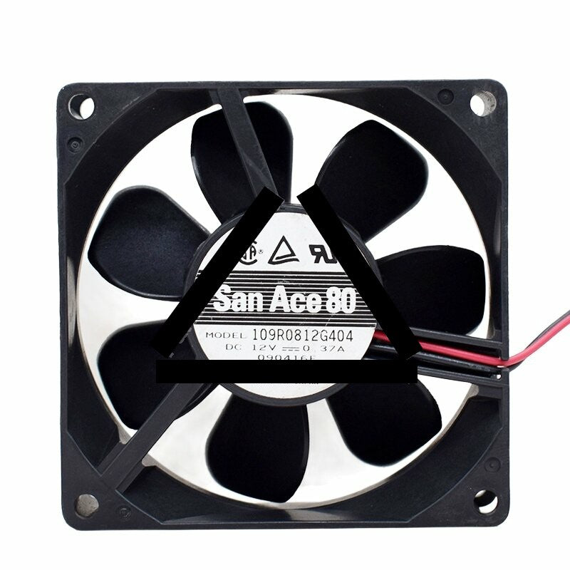 Sanyo Denki San Ace 80 109R0812G404 DC 12V 0.37A 8025 Axial Cooling Fan
