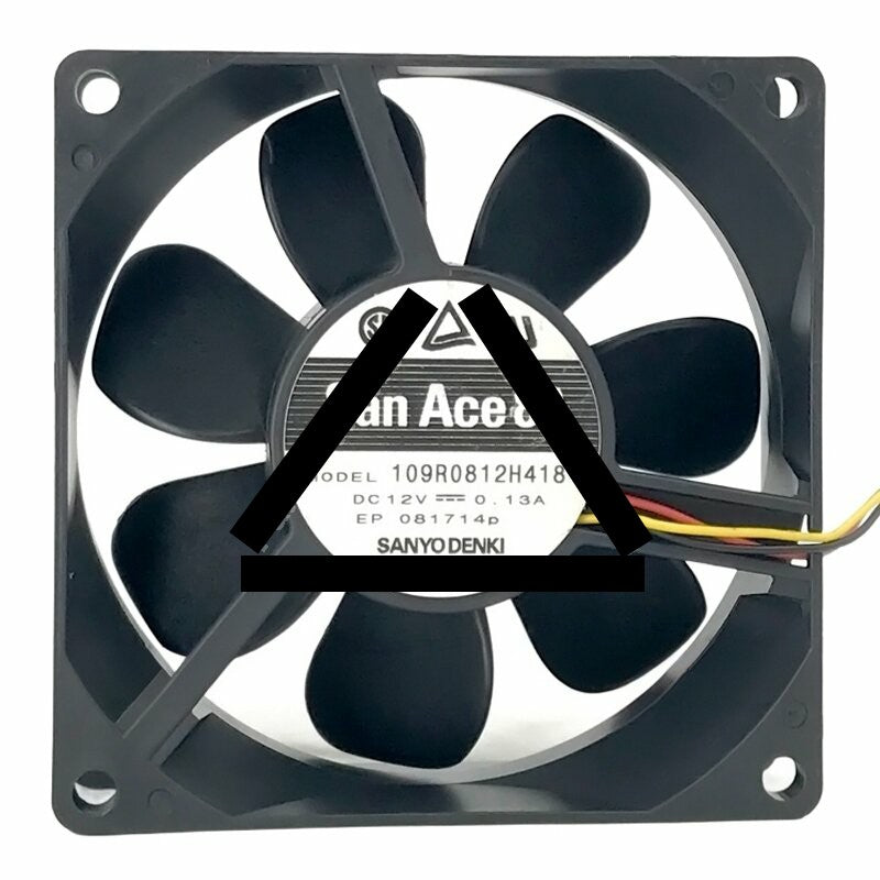 Sanyo Denki San Ace 80 109R0812H4181 DC 12V 0.13A 8025 Axial Cooling Fan