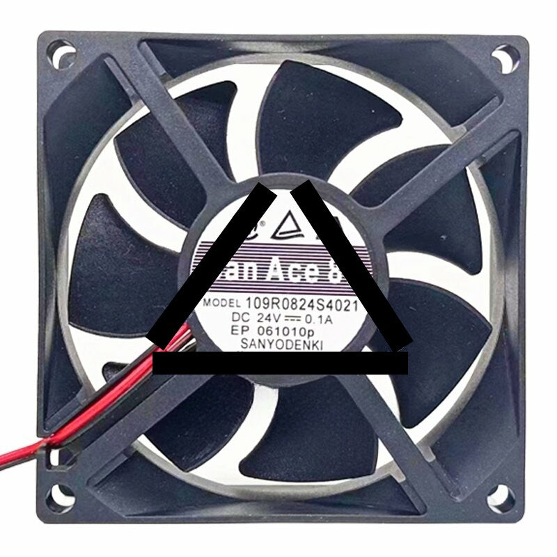 Sanyo Denki San Ace 80 109R0824S4021 DC 24V 0.1A 8025 Axial Cooling Fan