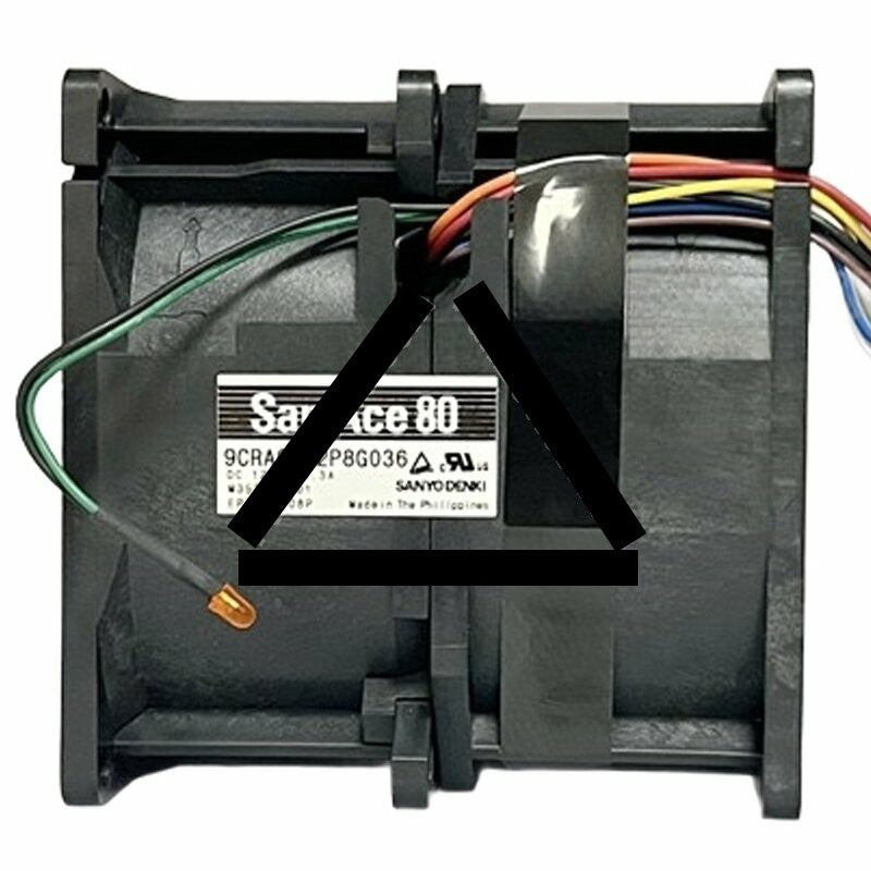 Sanyo Denki San Ace 80 9CRA0812P8G036 DC 12V 5.3A 8080 Axial Cooling Fan