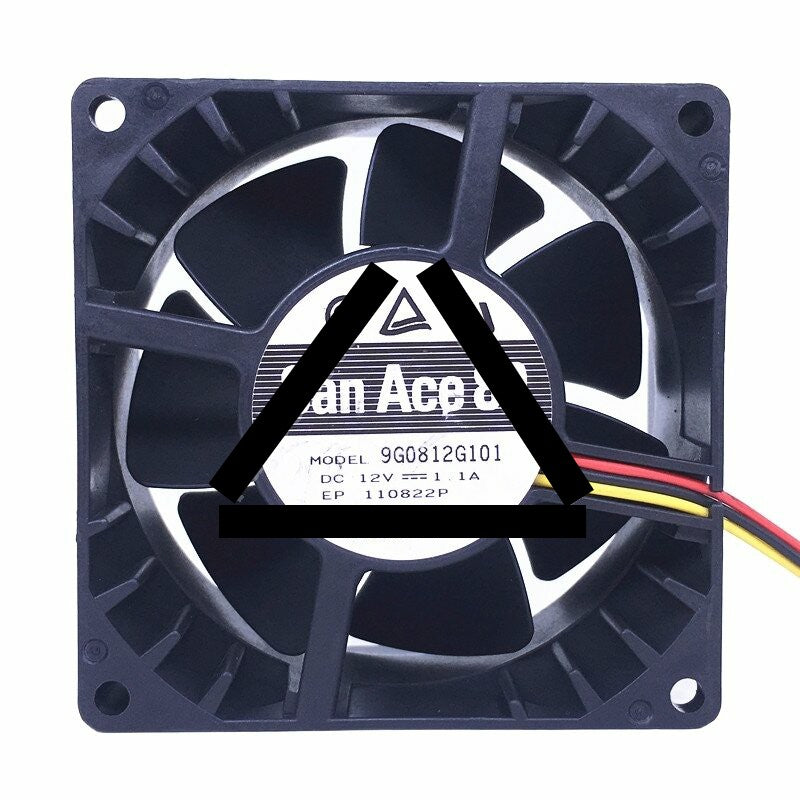 Sanyo Denki San Ace 80 9G0812G101 DC 12V 1.1A 8038 Axial Cooling Fan