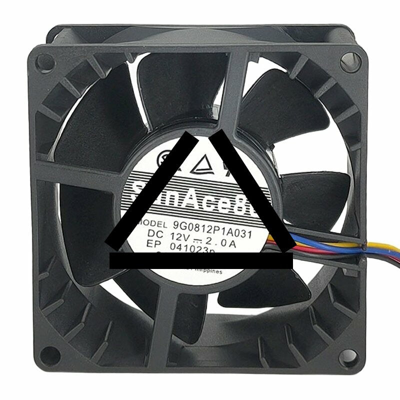 Sanyo Denki San Ace 80 9G0812P1A031 DC 12V 2.0A 8038 Axial Cooling Fan