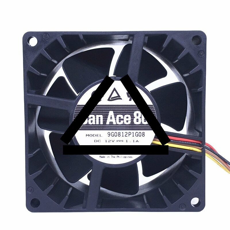 Sanyo Denki San Ace 80 9G0812P1G08 DC 12V 1.1A 8038 Axial Cooling Fan