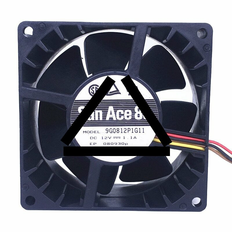 Sanyo Denki San Ace 80 9G0812P1G11 DC 12V 1.1A 8038 Axial Cooling Fan