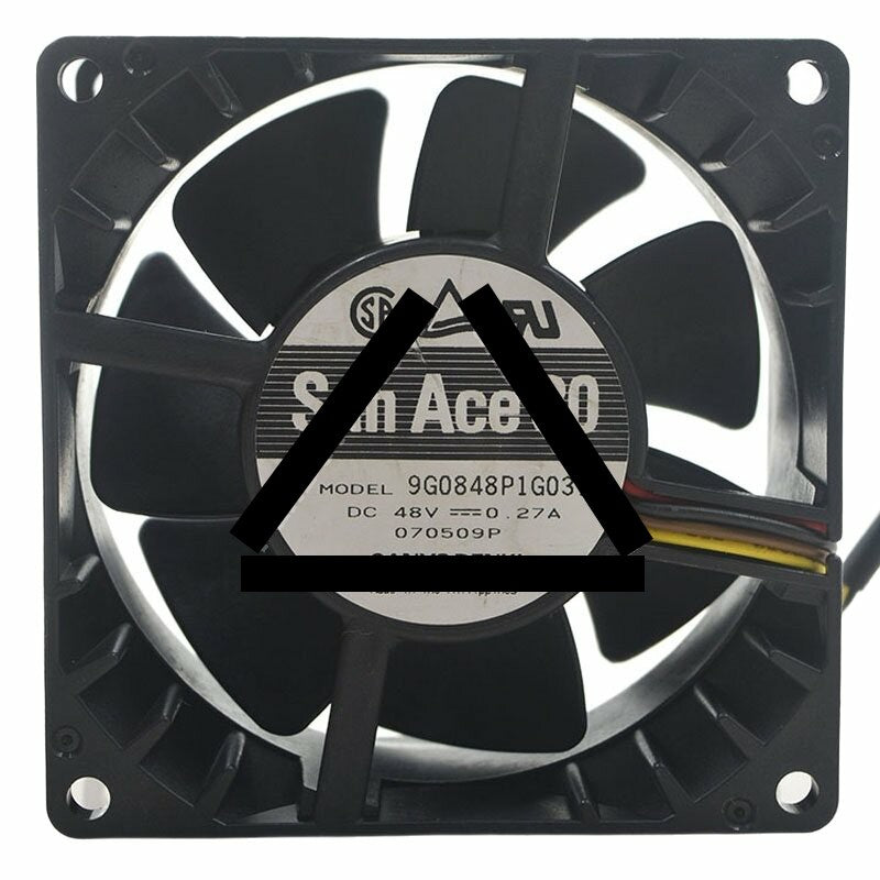Sanyo Denki San Ace 80 9G0848P1G031 DC 48V 0.27A 8038 Axial Cooling Fan
