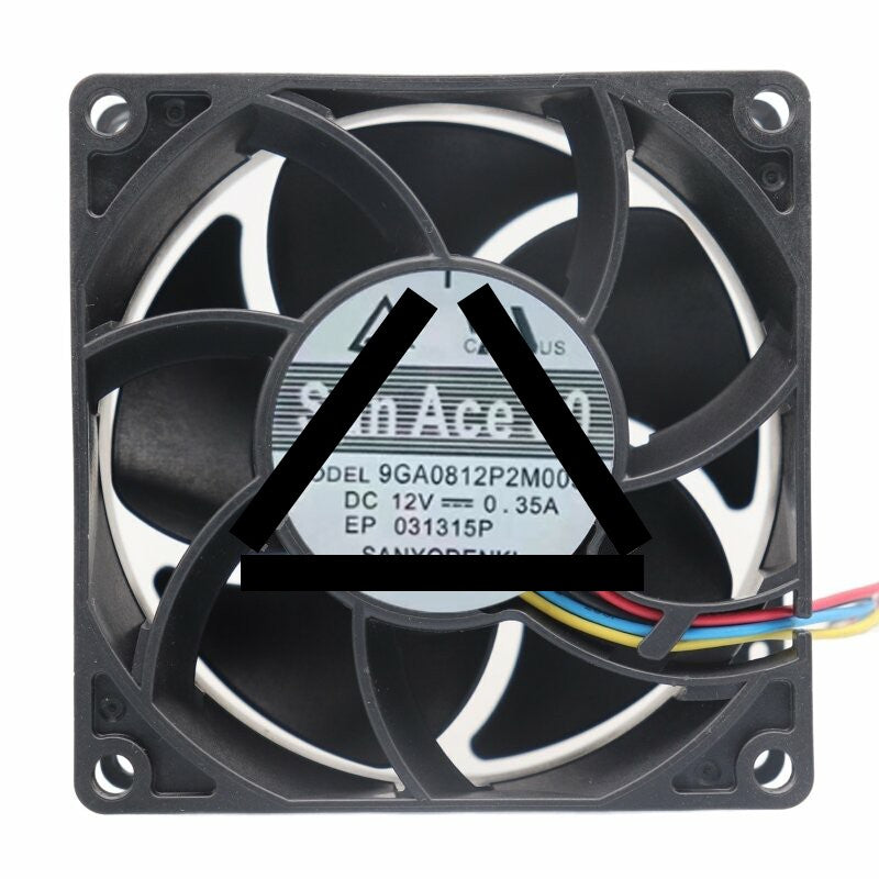 Sanyo Denki San Ace 80 9GA0812P2M0031 DC 12V 0.35A 8032 Axial Cooling Fan