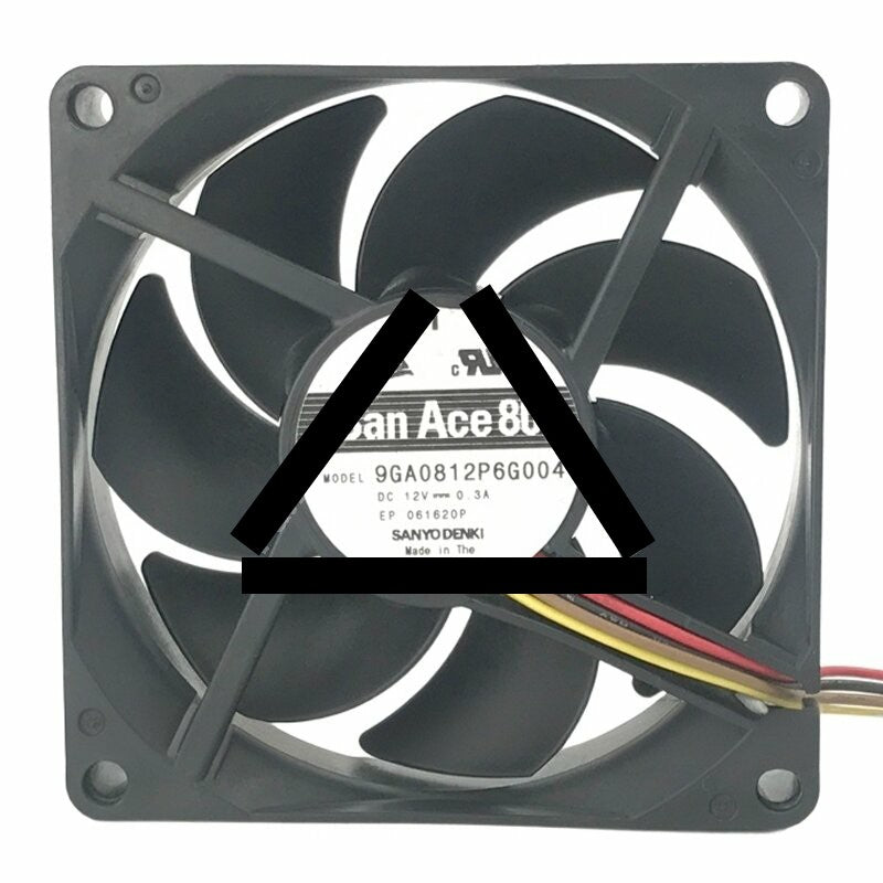 Sanyo Denki San Ace 80 9GA0812P6G004 DC 12V 0.3A 8020 Axial Cooling Fan