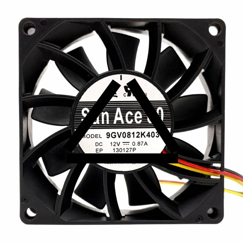 Sanyo Denki San Ace 80 9GV0812K403 DC 12V 0.87A 8025 Axial Cooling Fan