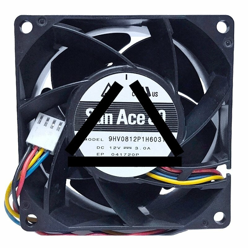 Sanyo Denki San Ace 80 9HV0812P1H6031 DC 12V 3.0A 8038 Axial Cooling Fan