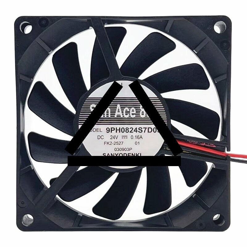 Sanyo Denki San Ace 80 9PH0824S7D03 DC 24V 0.16A 8015 Axial Cooling Fan