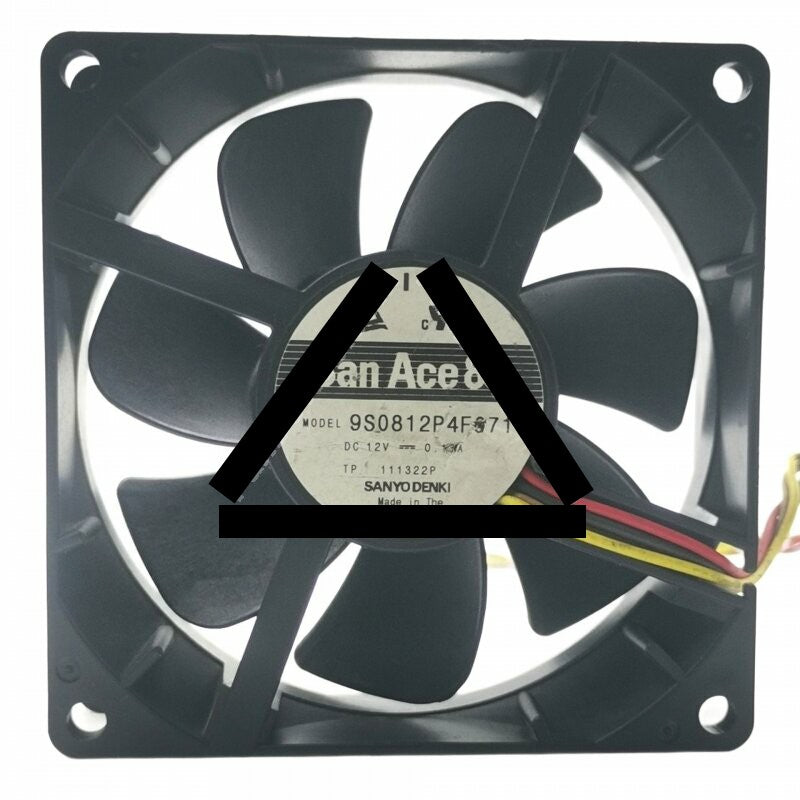 Sanyo Denki San Ace 80 9S0812P4F071 DC 12V 0.13A 8025 PWM Axial Cooling Fan