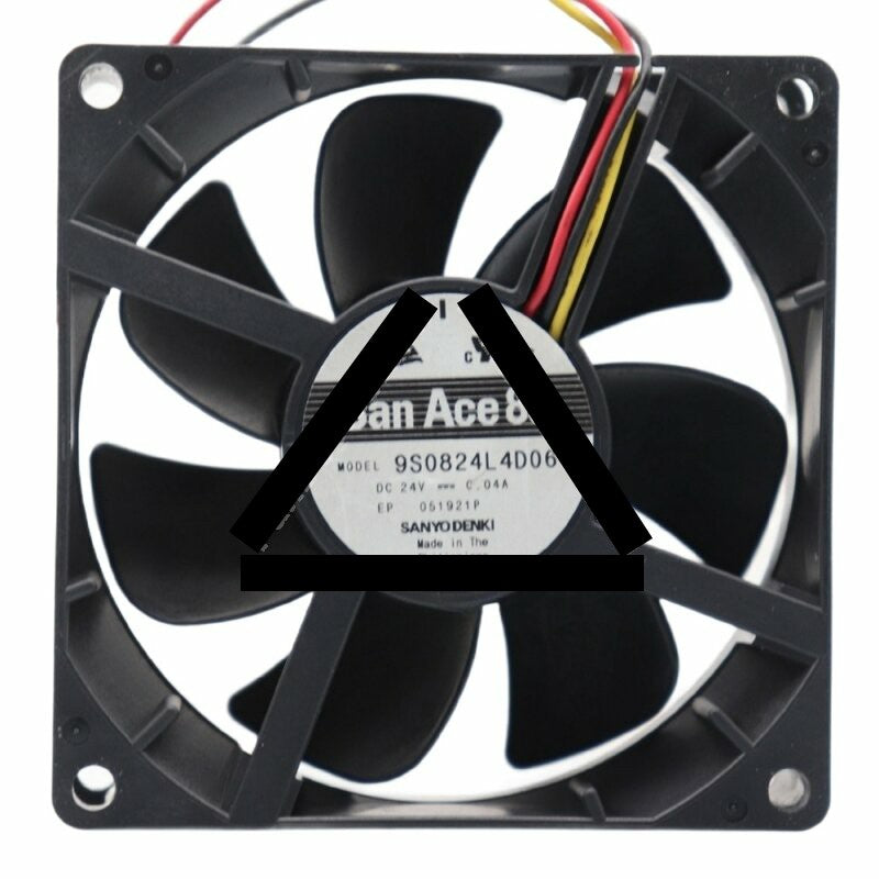 Sanyo Denki San Ace 80 9S0824L4D06 DC 24V 0.04A Axial Cooling Fan