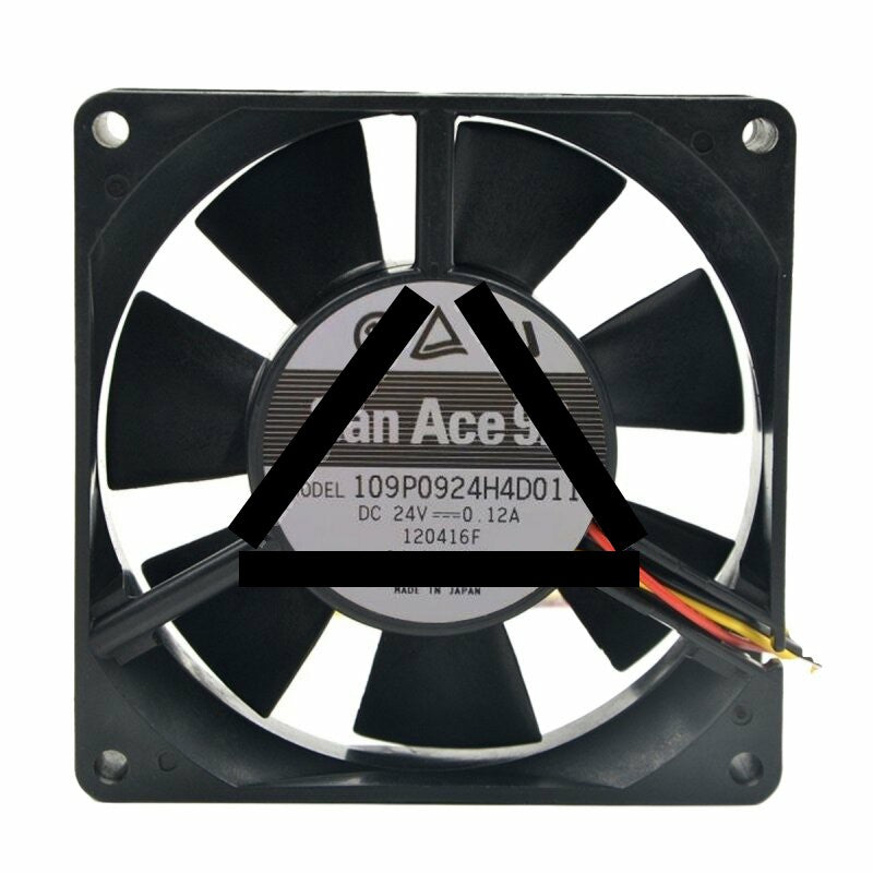 Sanyo Denki San Ace 92 109P0924H4D011 DC 24V 0.12A 9025 Axial Cooling Fan