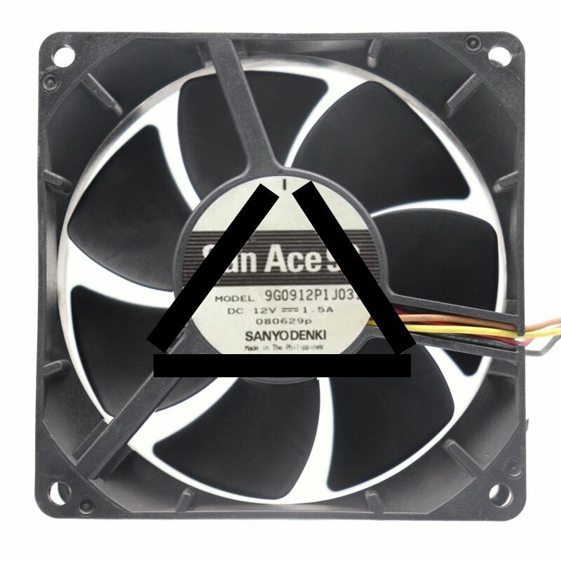 Sanyo Denki San Ace 92 9G0912P1J031 DC 12V 1.5A 9238 Axial Cooling Fan
