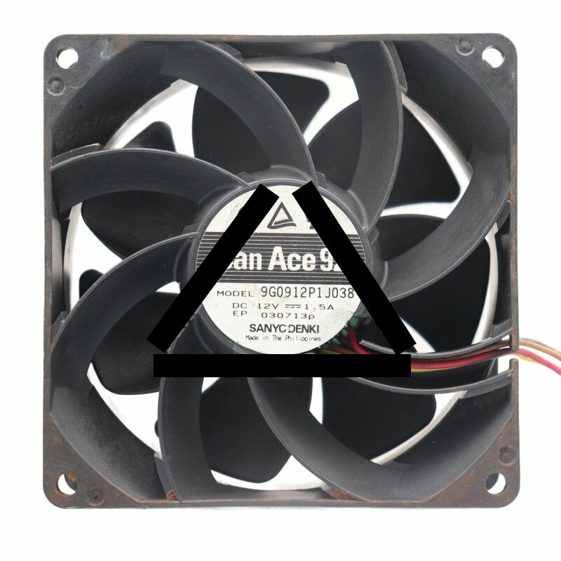 Sanyo Denki San Ace 92 9G0912P1J038 DC 12V 1.5A 9238 Axial Cooling Fan
