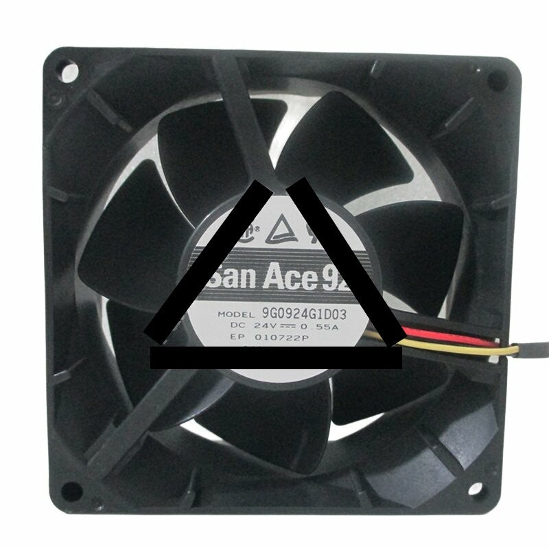 Sanyo Denki San Ace 92 9G0924G1D03 DC 24V 0.55A 9038 Axial Cooling Fan
