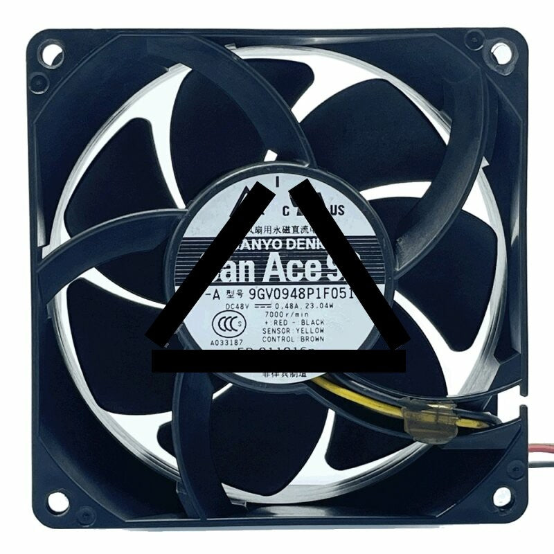 Sanyo Denki San Ace 92 9GV0948P1F051 DC 48V 0.48A 23.04W 9238 Axial Cooling Fan