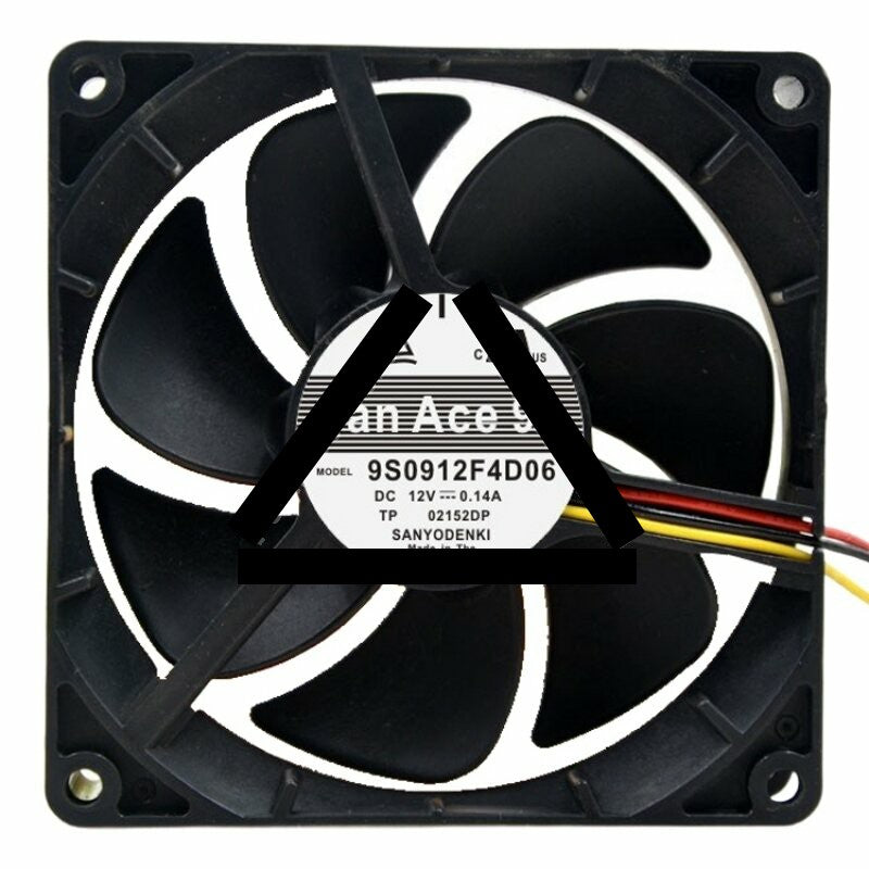 Sanyo Denki San Ace 92 9S0912F4D06 DC 12V 0.14A 9225 Axial Cooling Fan