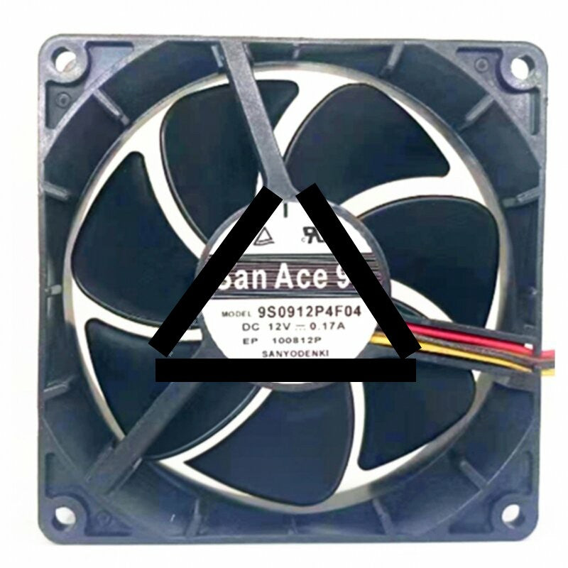 Sanyo Denki San Ace 92 9S0912P4F04 DC 12V 0.17A 2 Wires / 3 Wires / 4 Wires Axial Cooling Fan