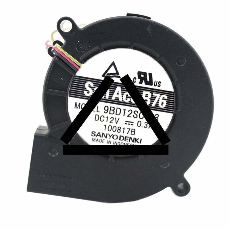 Sanyo Denki San Ace B76 9BD12SC6-3 DC 12V 0.3A 7020 Blower Cooling Fan