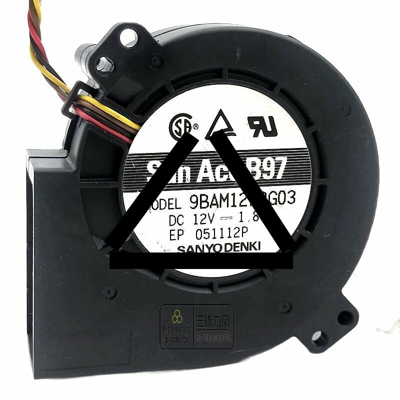 Sanyo Denki San Ace B97 9BAM12P2G03 DC 12V 1.85A 9733 Blower Cooling Fan