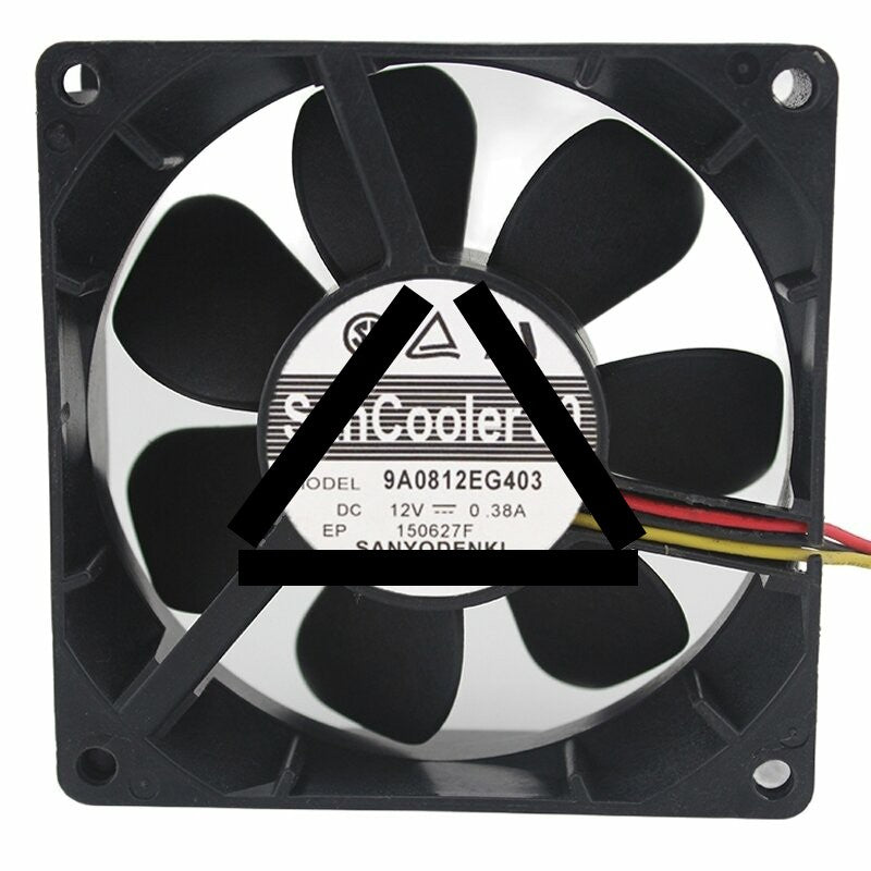 Sanyo Denki San Cooler 80 9A0812EG403 DC 12V 0.38A 8025 Axial Cooling Fan
