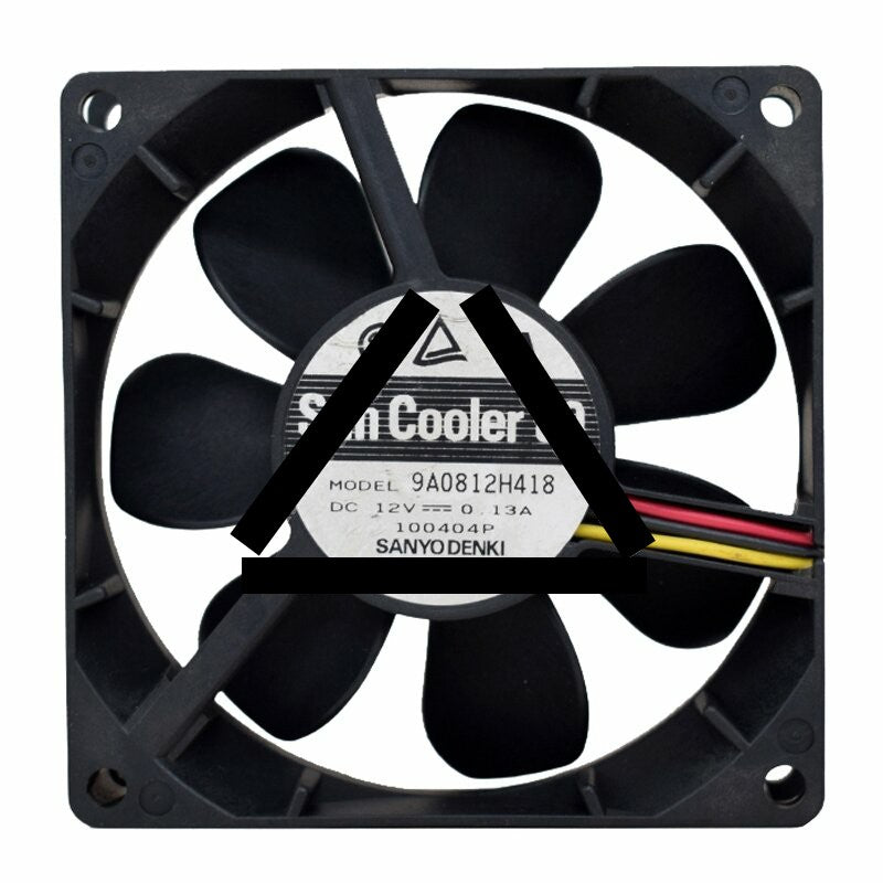 Sanyo Denki San Cooler 80 9A0812H418 DC 12V 0.13A 8025 Axial Cooling Fan